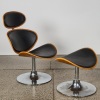 A Danform Curve Lounge Chair and Matching Footstool