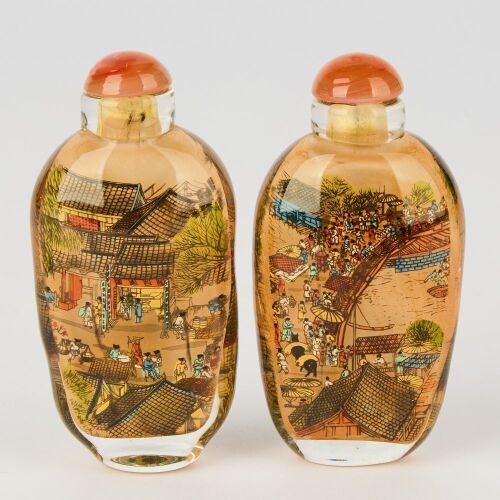 A Chinese Inside-Painted Glass Snuff Bottle