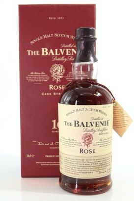 (1) 1991 The Balvenie Rose 16 Year Old Cask Strength 2nd Bottling in 1st Fill Port Pipe Single Malt Scotch Whisky, Speyside, 53.1% ABV (GB) (Distillery Tour Exclusive)
