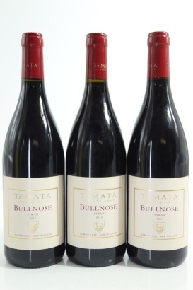 (3) 2013 Te Mata Bullnose Syrah, Hawkes Bay [BC96] [RC19.5]