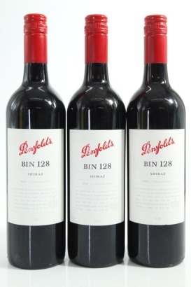 (3) 2008 Penfolds Bin 128 Shiraz, Coonawarra