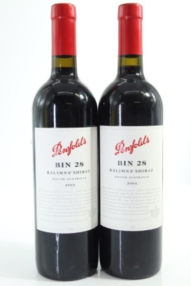 (2) 2004 Penfolds Bin 28 Kalimna Shiraz, South Australia