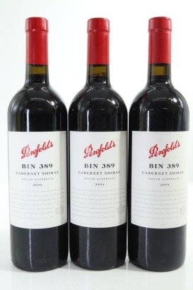 (3) 2004 Penfolds Bin 389 Cabernet - Shiraz, South Australia [JR17.5]