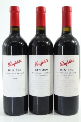 (3) 2004 Penfolds Bin 389 Cabernet - Shiraz, South Australia [JR17.5]