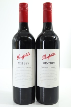 (2) 2008 Penfolds Bin 389 Cabernet - Shiraz, South Australia [JR18]