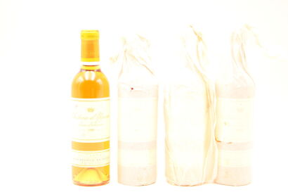 (4) 1999 Chateau d'Yquem, Sauternes 375ml