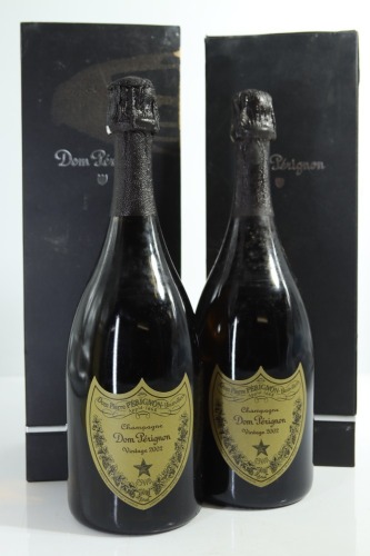 (2) 2002 Dom Perignon Brut, Champagne [JR18.5] [RP95] [WS95] (GB)