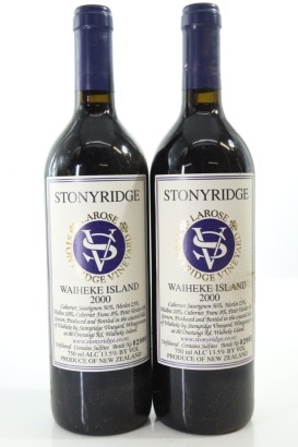 (2) 2000 Stonyridge Vineyard Larose, Waiheke Island