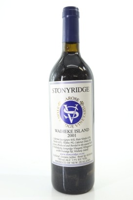 (1) 2001 Stonyridge Vineyard Larose, Waiheke Island