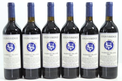 (6) 2001 Stonyridge Vineyard Larose, Waiheke Island