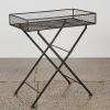 A Solid Mesh Metal Flower Table - 2