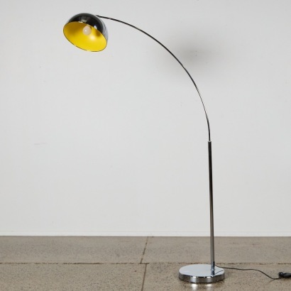 A Chrome Arch Floor Lamp