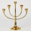 A Brass Menorah Candelabra