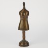 A Decorative Wooden Mannequin on Pedestal Base