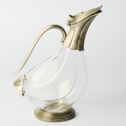A Vintage Duck Wine Decanter