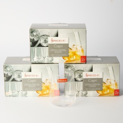 A Set of Six Spiegelau Whiskey Glasses in Box