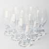 A Set of Eight Sori Yanagi Design Glasses by Hirota Glass