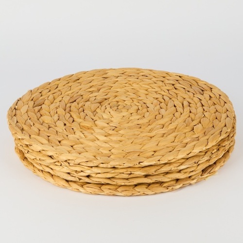 A Set of Four Woven Placemats