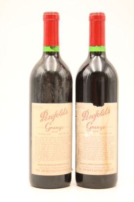 (2) 1993 Penfolds Grange Bin 95, South Australia [JR17.5] [JO97] [WE96] (TL)