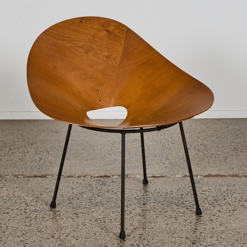 A Roger Mclay Bentwood Kone Chair