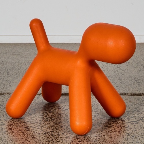 An Original Magis Puppy Medium in Matte Orange