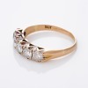 18ct Rose / White Gold, 1.08ct Diamond Five-Stone Ring - 2