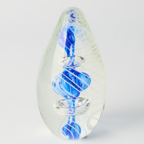 A Large Swirl Art Glass Paperweight
