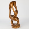 A Large Mother and Child Wooden Sculpture