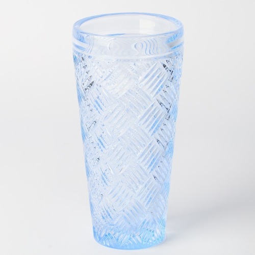 A Blue Marquis Crystal Vase by Waterford