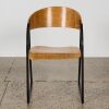 A Carin Wilson Plywood and Steel Chair Design for Wellington Central Library, 1991 - 2