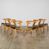 A Set of Six Contemporary Mid-Century Style Chairs