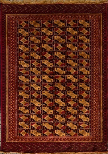 A Sarkhosh Silk and Wool Hand Knotted Rug
