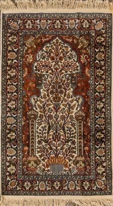 A Silk Tree of Life Persian Rug