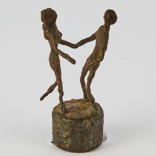 A Cast Dual Figure
