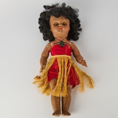 A Vintage Pedigree-Style Maori Doll