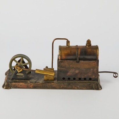 An Iron and Brass Stationary Steam Engine