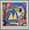 Pat Hanly "Rainbow & Fire" Greenpeace poster print