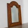 A Large Decorative Teak Mirror