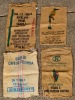 Four Original Coffee Bean Sacks with Designs