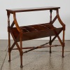 An Edwardian Mahogany Book Trough