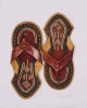 A Pair of Handmade Tuareg Leather Sandals