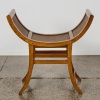 A British Colonial Style Caned Hardwood Window Seat - 2