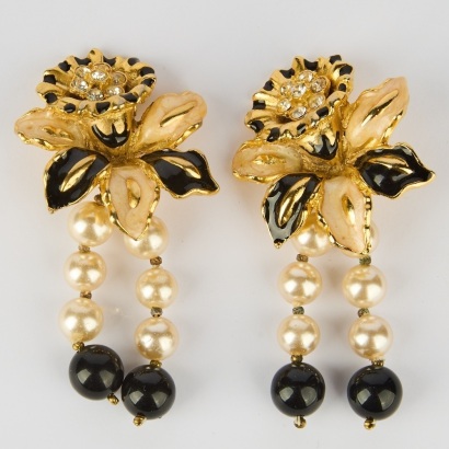 A Pair of Costume Earrings