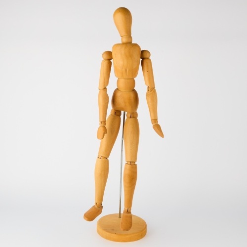An Extra Large Articulated Artist Mannequin - 75cm tall