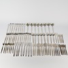 1950s Gense Focus Cutlery Set 6 People Swedish Design 48 Pieces