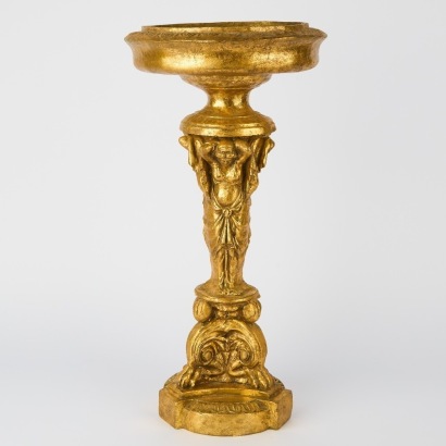 A Giltwood Style Plinth