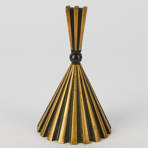 An Art Deco Walter Bosse for Herta Baller Vienna Brass Bell