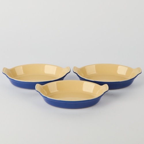 A Trio of Small Le Creuset Dishes