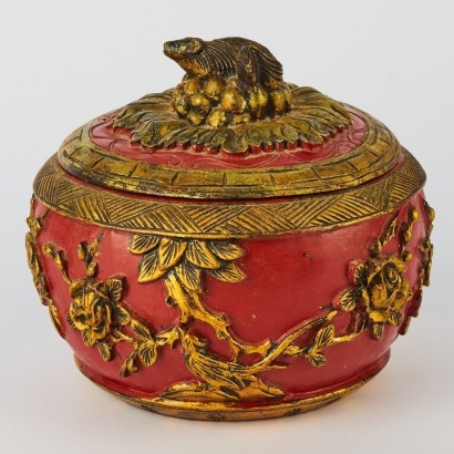 A Carved Oriental Trinket Box