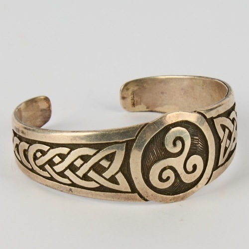 A Celtic Sterling Silver Bracelet